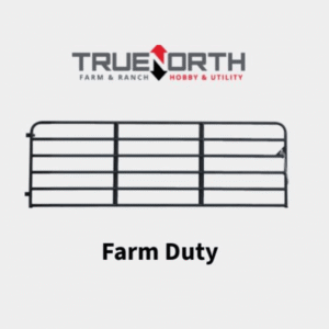 12' Medium Duty 6 Bar Gate Grey